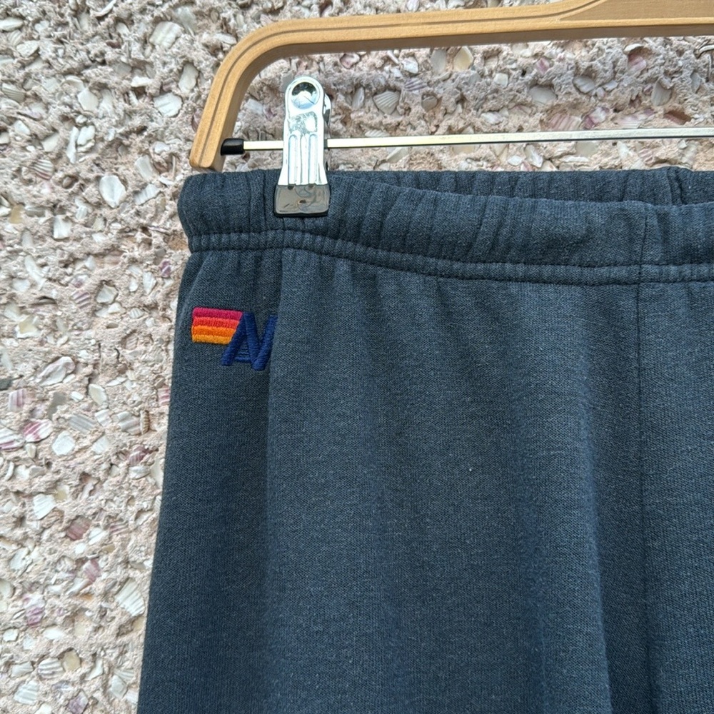 Aviator Nation Five Stripe Sweatpants Charcoal Navy - Picture 4 of 6